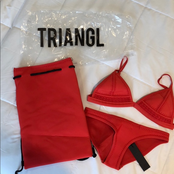 triangl swimwear Other - NWT Triangl red bikini!